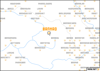 map of Bản Mao