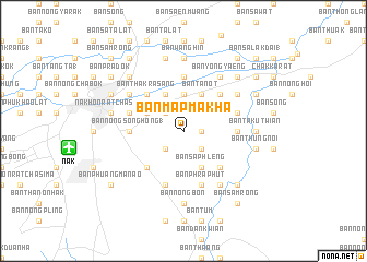 map of Ban Map Makha