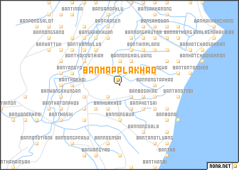 map of Ban Map Pla Khao