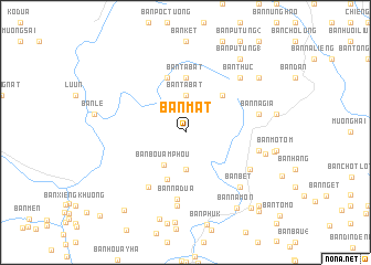 map of Bản Mat