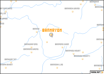 map of Ban Mayom