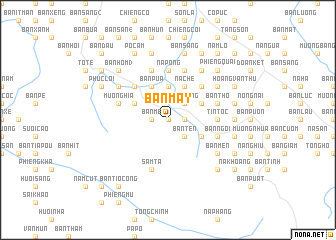 map of Bản Mảy