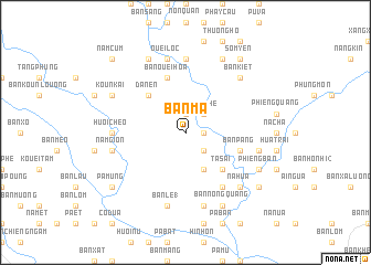 map of Bản Ma