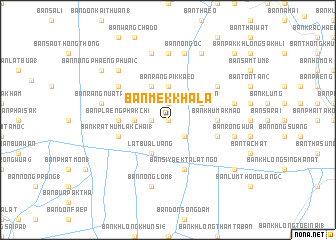 map of Ban Mekkhala