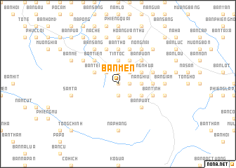 map of Bản Men