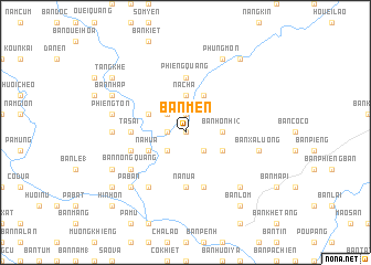 map of Bản Mển