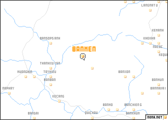 map of Bản Men