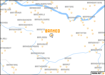 map of Ban Mèo