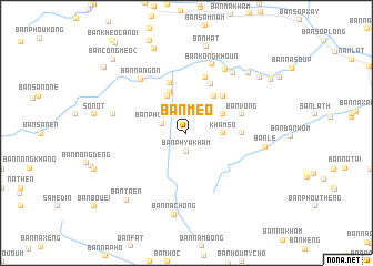 map of Ban Mèo