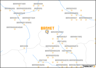 map of Ban Mèt