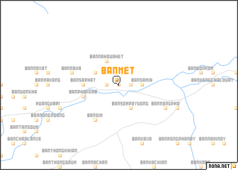 map of Ban Mèt