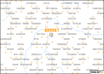 map of Banmet