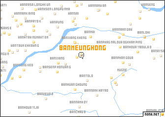 map of Ban Meung Hong