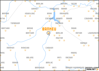 map of Bản Meu
