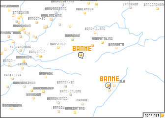 map of Ban Mè