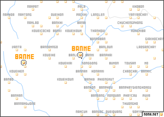 map of Bản Me