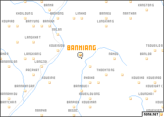 map of Bản Miang