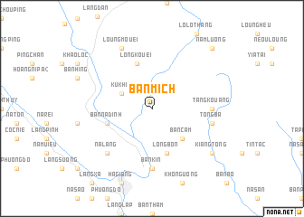 map of Bản Mich