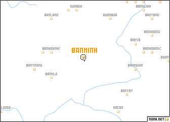 map of Ban Minh