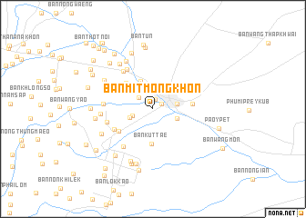 map of Ban Mit Mongkhon