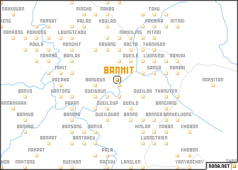 map of Bản Mit