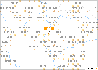 map of Bản Mi