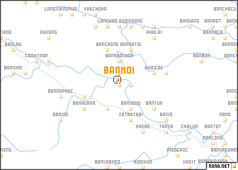 map of Bản Moi