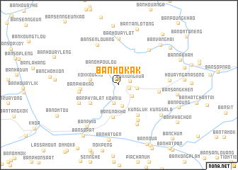 map of Ban Môk-Ak
