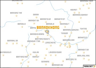 map of Ban Môk-Hông