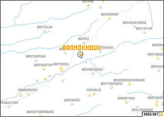 map of Ban Môk-Houk