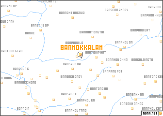 map of Ban Môkkalam