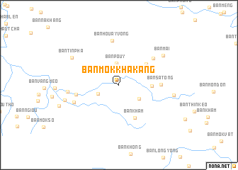 map of Ban Môkkha-Kang