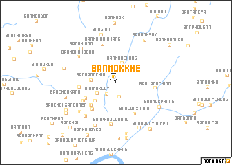 map of Ban Môkkhè