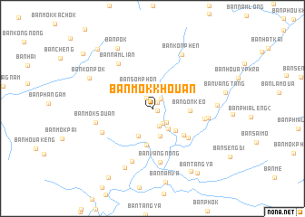 map of Ban Môkkhouan