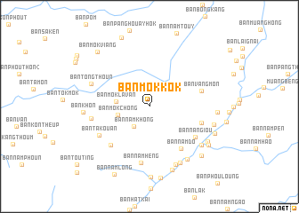 map of Ban Môkkôk