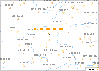 map of Ban Môkkông-Kao