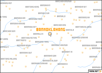 map of Ban Môklahang