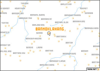 map of Ban Môk-Lahang