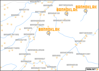 map of Ban Môklak