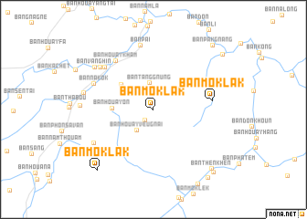 map of Ban Môklak