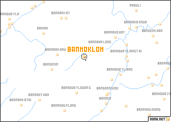 map of Ban Môk-Lôm