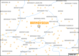 map of Ban Môkseuk