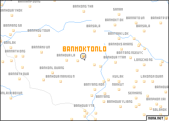 map of Ban Môktônlô