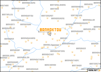 map of Ban Môktou