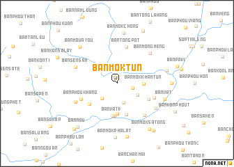 map of Ban Môktun