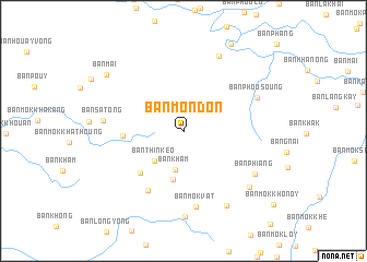 map of Ban Mondon