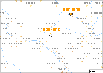 map of Bản Mong