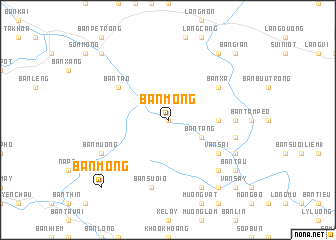 map of Bản Mong