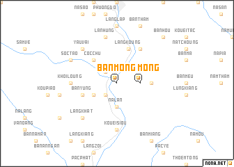 map of Bản Mong