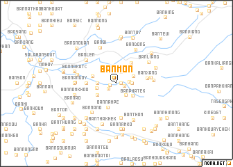 map of Ban Mon